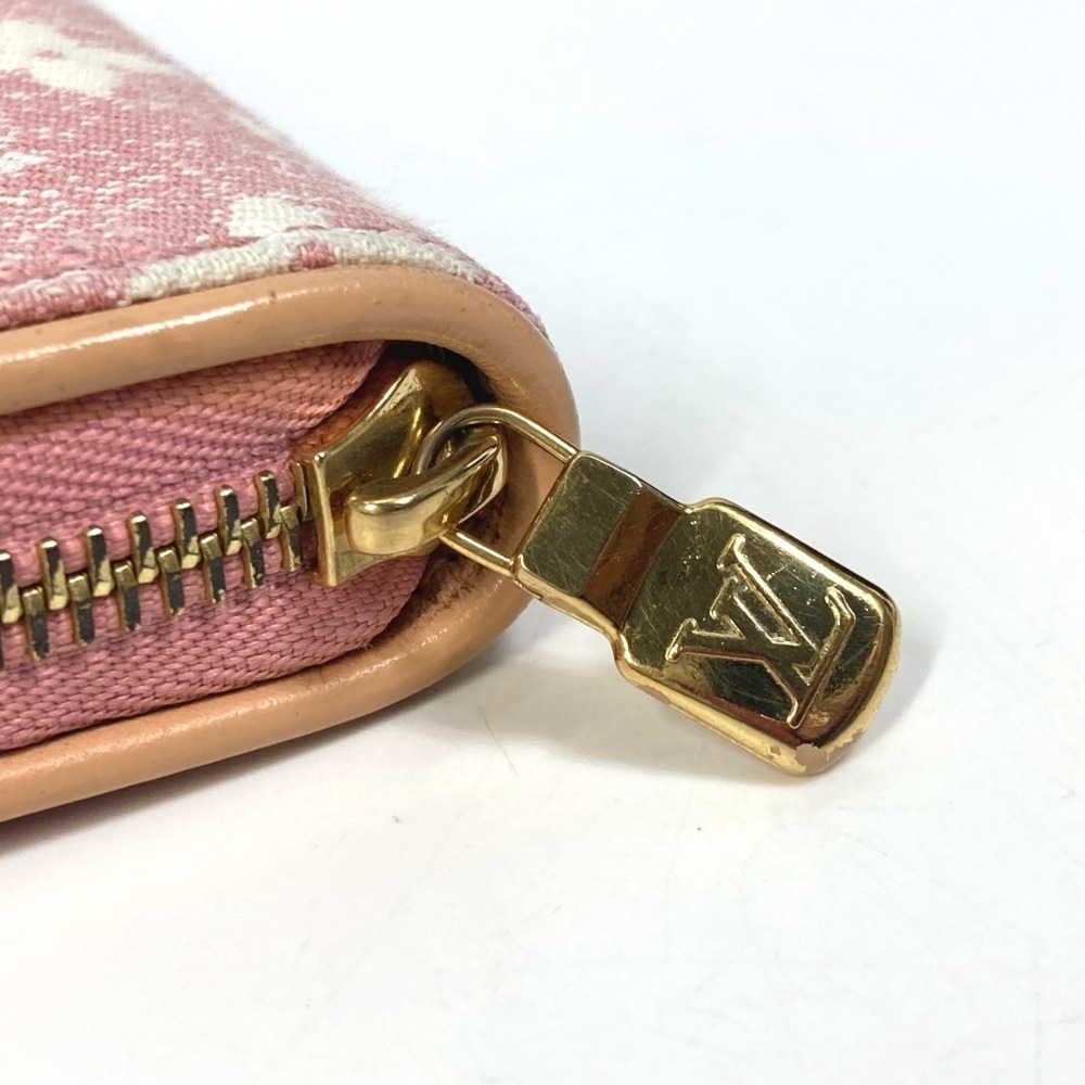 LOUIS VUITTON M81182 Monogram Denim Zippy Wallet, Women's, Pink - Picture 3 of 14